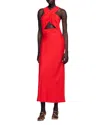 Sandro Womens Rouges Wraparound Sleeveless Woven Maxi Dress