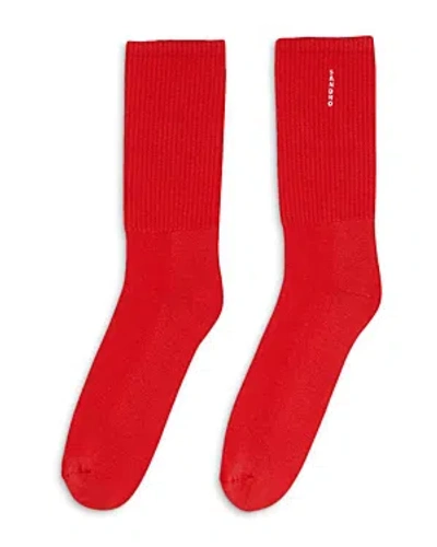 Sandro Vertical Logo Socks In Red