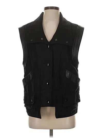 Pre-owned Sandro Vest In Black