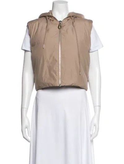 Pre-owned Sandro Vest In Neutrals