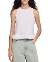 Sandro Vest Top In White