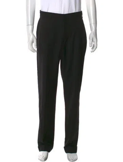 Pre-owned Sandro Virgin Wool Dress Pants W/ Tags In Black