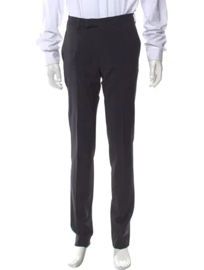 Pre-owned Sandro Virgin Wool Dress Pants W/ Tags In Gray