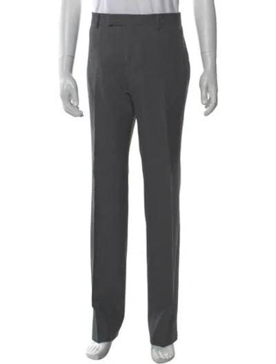 Pre-owned Sandro Virgin Wool Dress Pants W/ Tags In Gray
