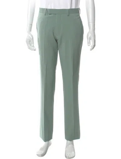 Pre-owned Sandro Virgin Wool Dress Pants W/ Tags In Green