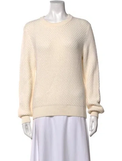Pre-owned Sandro Virgin Wool Patterned Sweater In Black/neutrals