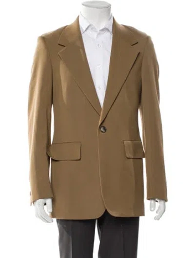 Pre-owned Sandro Virgin Wool Peacoat W/ Tags In Neutral