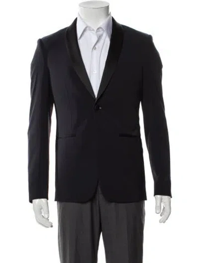 Pre-owned Sandro Virgin Wool Tuxedo W/ Tags In Gray