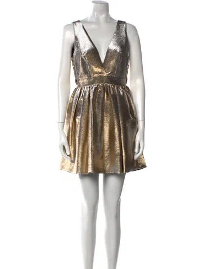 Pre-owned Sandro V-neck Mini Dress