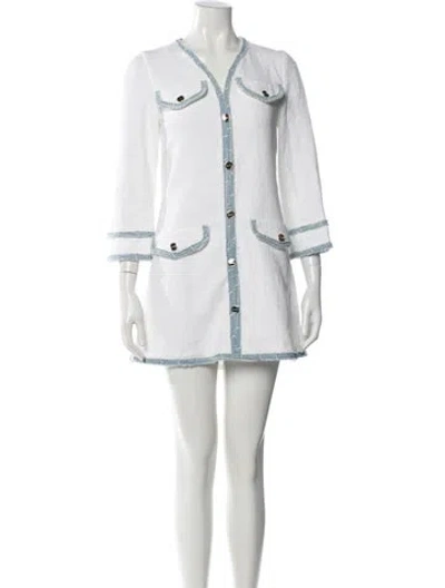 Pre-owned Sandro V-neck Mini Dress