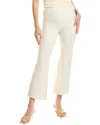 Sandro Waffle Wool-blend Pant In White