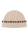 SANDRO WHIPSTITCH-DETAILED BEANIE