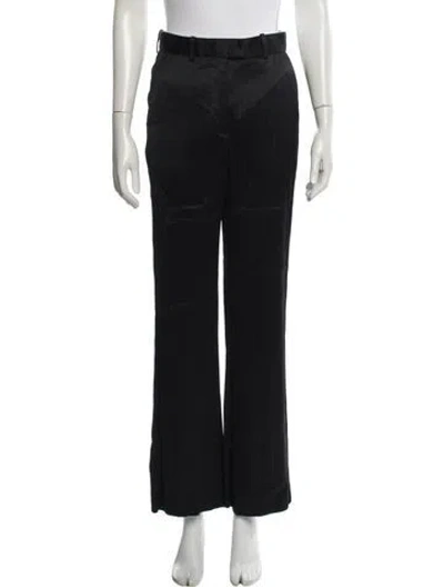 Pre-owned Sandro Wide Leg Pants In Blue