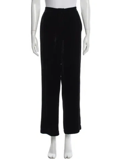 Pre-owned Sandro Wide Leg Pants In Blue