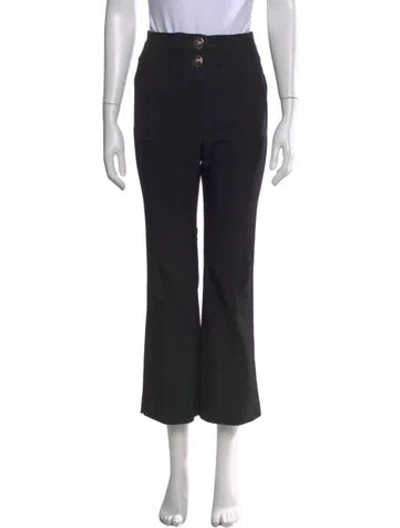 Pre-owned Sandro Wide Leg Pants In Blue