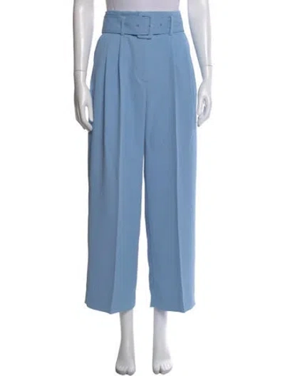 Pre-owned Sandro Wide Leg Pants In Blue