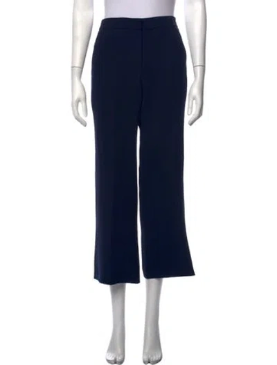Pre-owned Sandro Wide Leg Pants In Blue