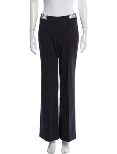 Pre-owned Sandro Wide Leg Pants In Gray