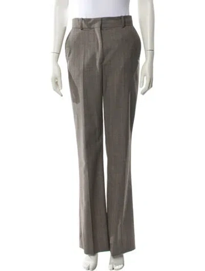 Pre-owned Sandro Wide Leg Pants In Gray