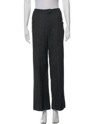 Pre-owned Sandro Wide Leg Pants In Gray