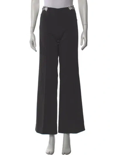 Pre-owned Sandro Wide Leg Pants In Gray