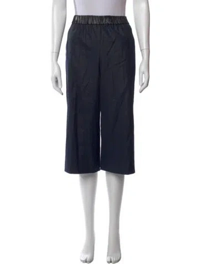 Pre-owned Sandro Wide Leg Pants In Gray