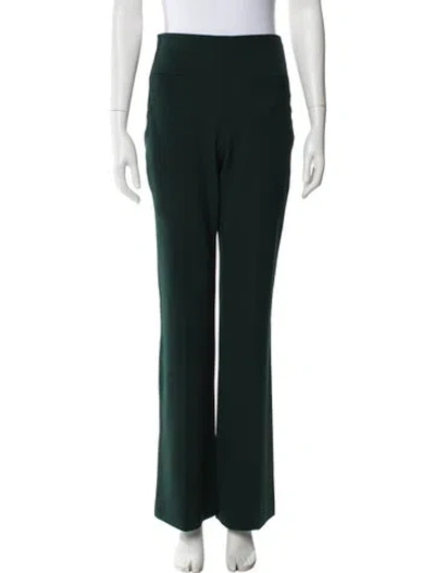 Pre-owned Sandro Wide Leg Pants In Green