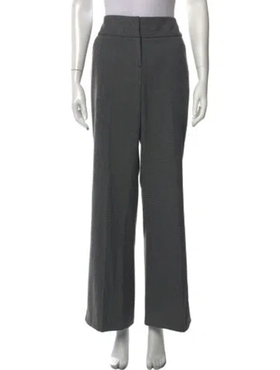 Pre-owned Sandro Wide Leg Pants In Green