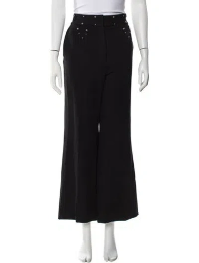 Pre-owned Sandro Wide Leg Pants In Multi