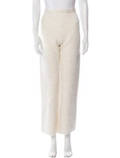 Pre-owned Sandro Wide Leg Pants In Neutral