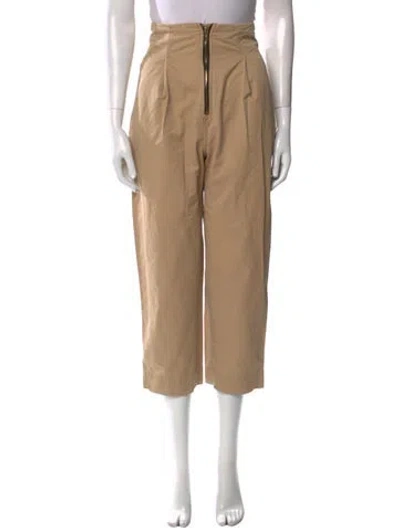 Pre-owned Sandro Wide Leg Pants In Neutral
