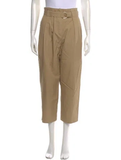 Pre-owned Sandro Wide Leg Pants In Neutral