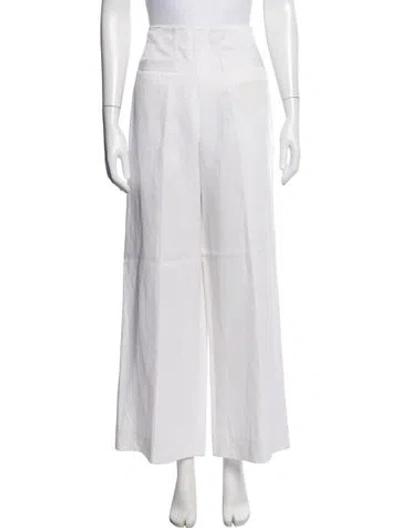 Pre-owned Sandro Wide Leg Pants In Neutral