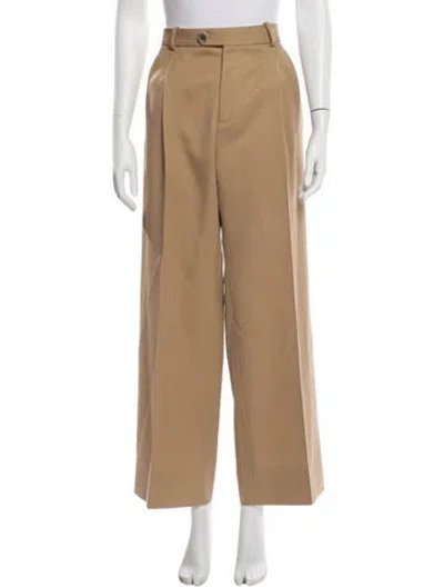 Pre-owned Sandro Wide Leg Pants In Neutral