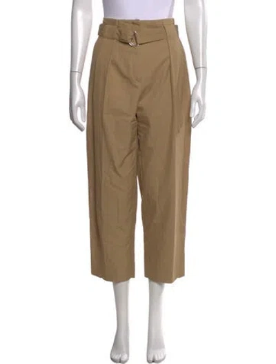 Pre-owned Sandro Wide Leg Pants In Neutral