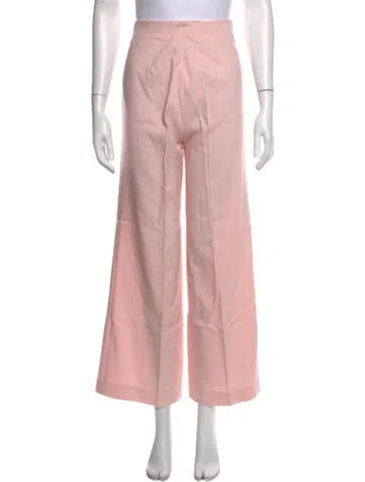 Pre-owned Sandro Wide Leg Pants In Neutrals