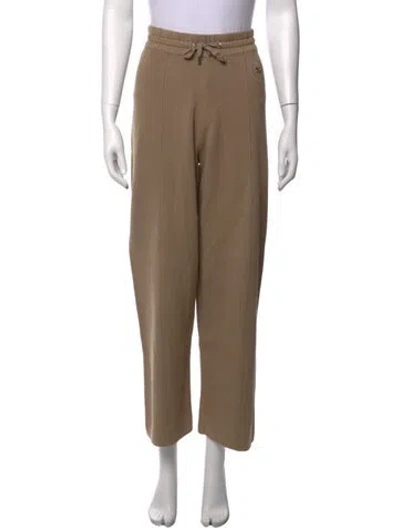 Pre-owned Sandro Wide Leg Pants In Neutrals