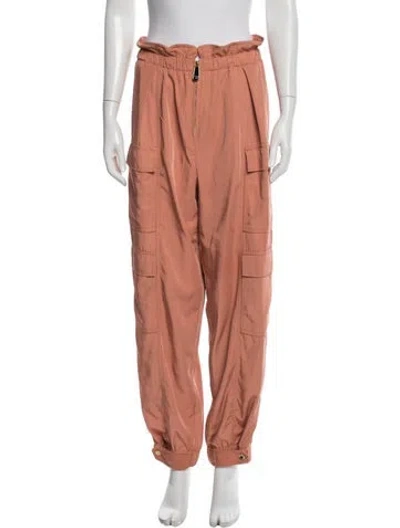 Pre-owned Sandro Wide Leg Pants In Orange