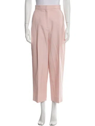 Pre-owned Sandro Wide Leg Pants In Pink