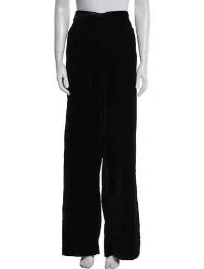 Pre-owned Sandro Wide Leg Pants W/ Tags In Black