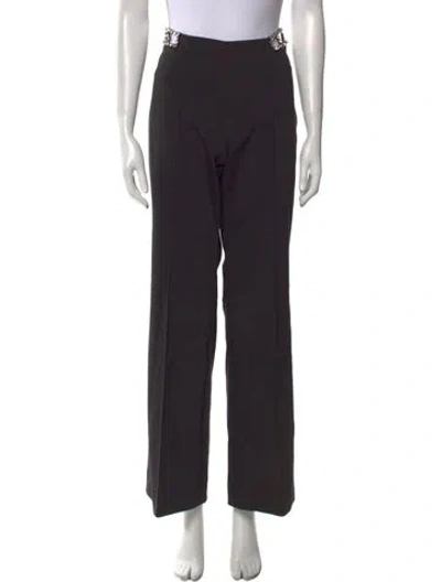 Pre-owned Sandro Wide Leg Pants W/ Tags In Black