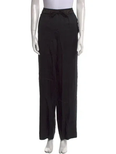 Pre-owned Sandro Wide Leg Pants W/ Tags In Black