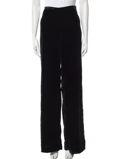 Pre-owned Sandro Wide Leg Pants W/ Tags In Black