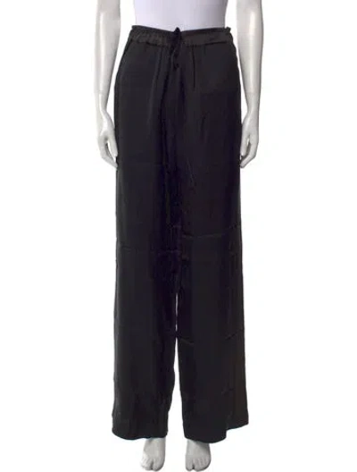 Pre-owned Sandro Wide Leg Pants W/ Tags In Black