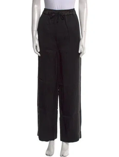 Pre-owned Sandro Wide Leg Pants W/ Tags In Black