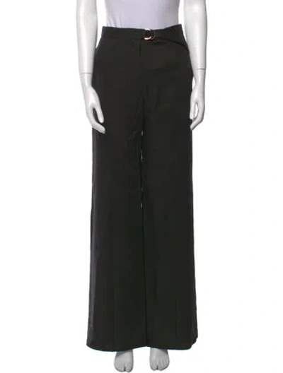 Pre-owned Sandro Wide Leg Pants W/ Tags In Black