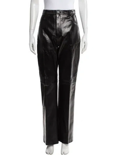 Pre-owned Sandro Wide Leg Pants W/ Tags In Black