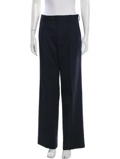 Pre-owned Sandro Wide Leg Pants W/ Tags In Blue