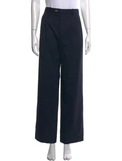Pre-owned Sandro Wide Leg Pants W/ Tags In Blue