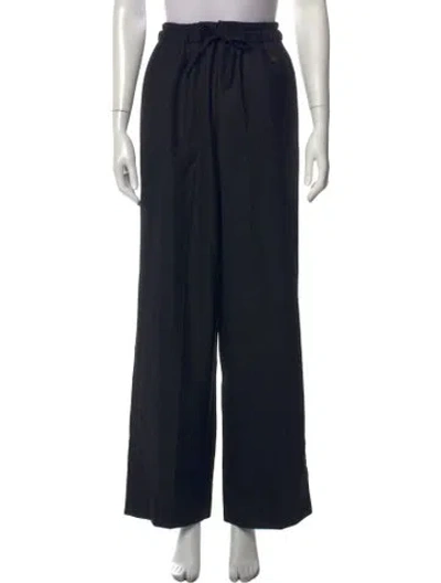 Pre-owned Sandro Wide Leg Pants W/ Tags In Blue